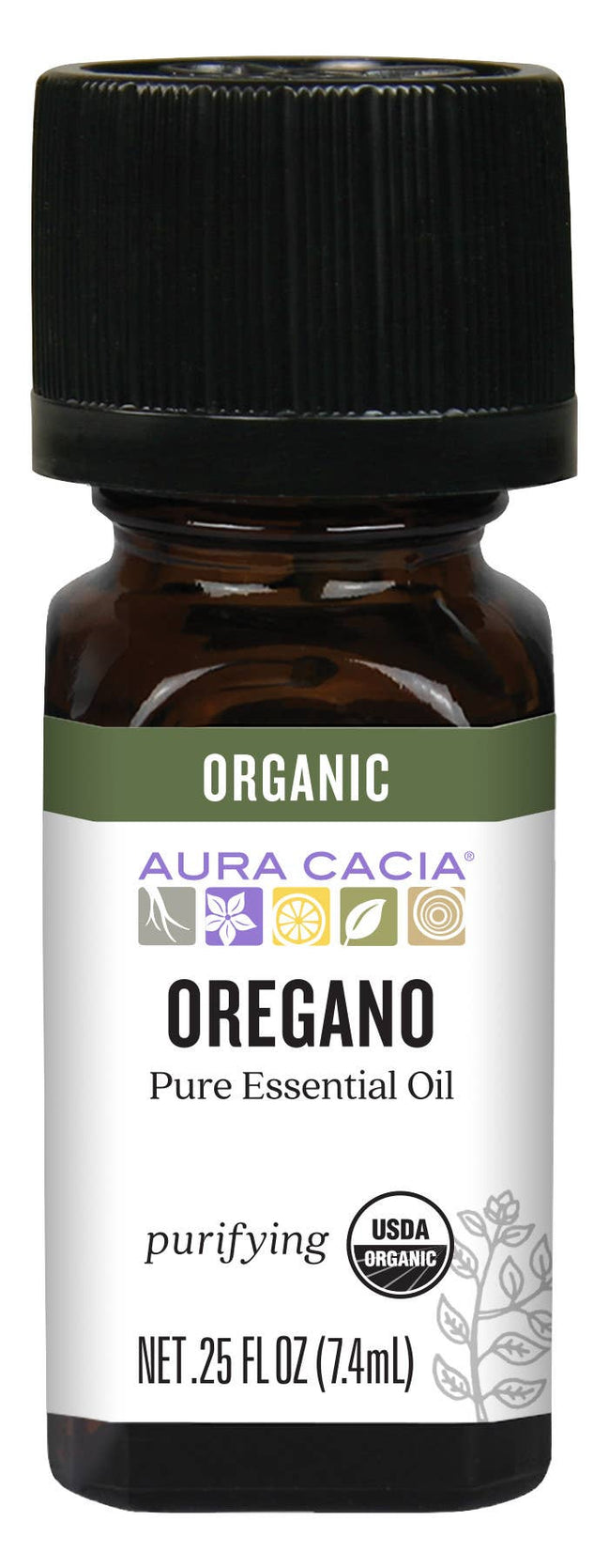 Organic Purifying Oregano Essential Oil 0.25 Fl Oz