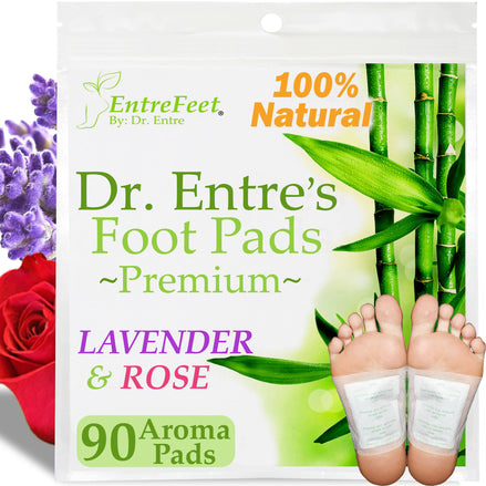 Dr. Entre's Detox Foot Pads, Lavender & Rose 10 Pack
