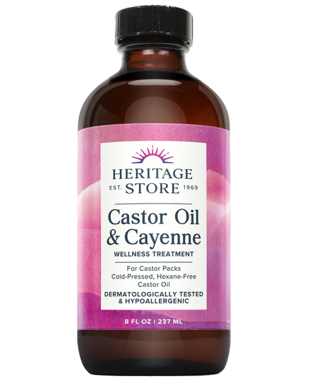 Castor Oil & Cayenne 8 oz