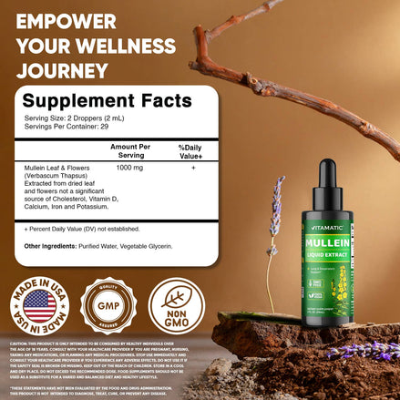 Vitamatic Liquid Mullein Leaf 2oz