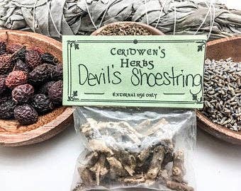 Devil's Shoestring Herb Packet - protection, gambling