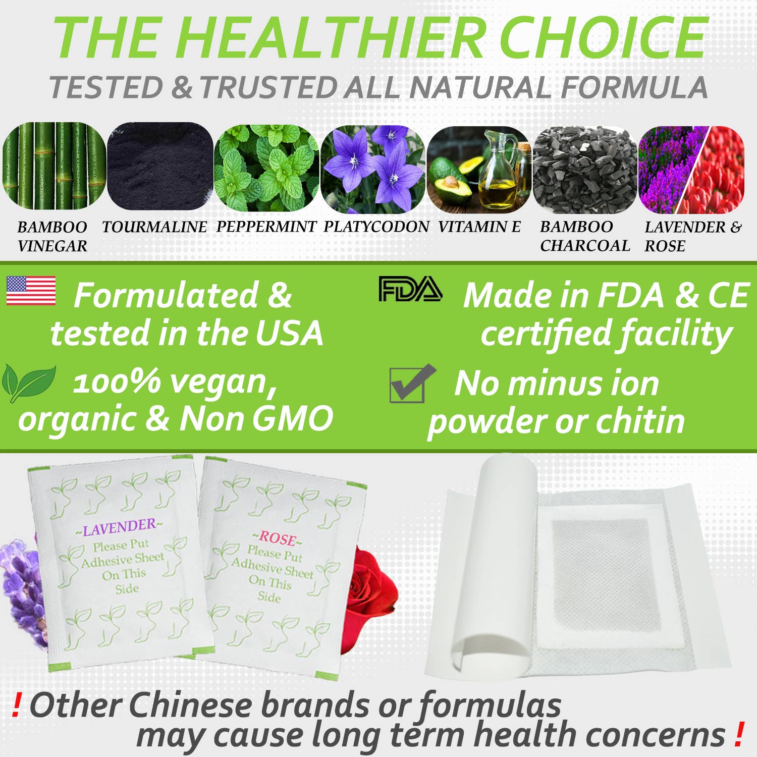 Dr. Entre's Detox Foot Pads, Lavender & Rose 10 Pack