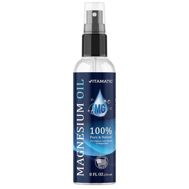 Vitamatic Pure Magnesium Oil Spray - 8 OZ