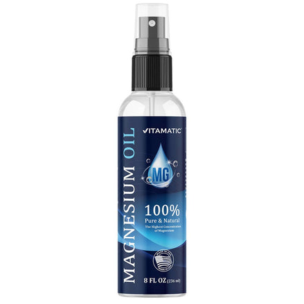 Vitamatic Pure Magnesium Oil Spray - 8 OZ