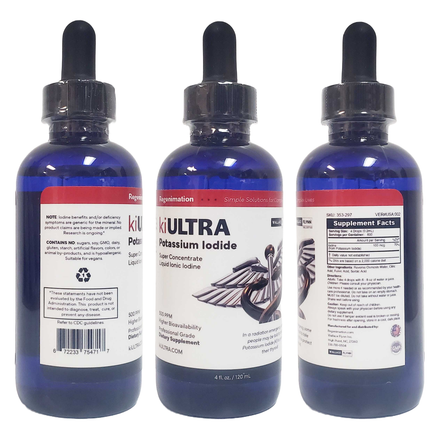 Ki ULTRA 500ppm Potassium Iodide Concentrate Liquid 4 fl oz