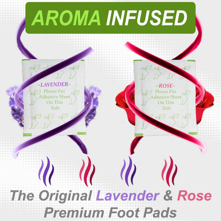 Dr. Entre's Detox Foot Pads, Lavender & Rose 10 Pack