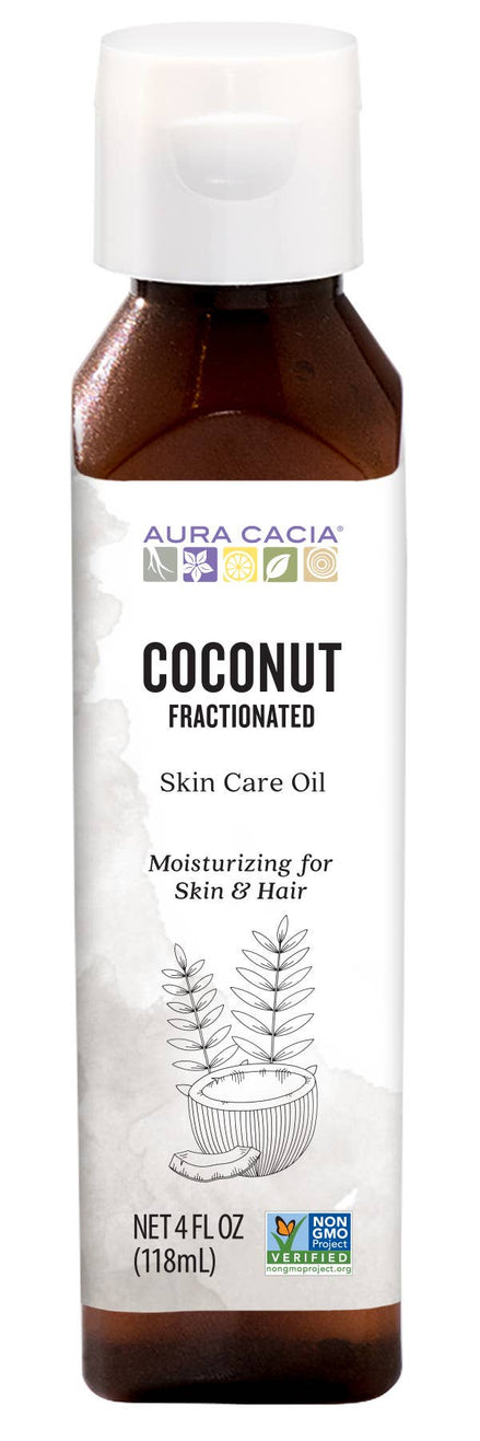 Coconut Oil, Fractionated Moisturizing Skin Care Oil 4 Fl Oz