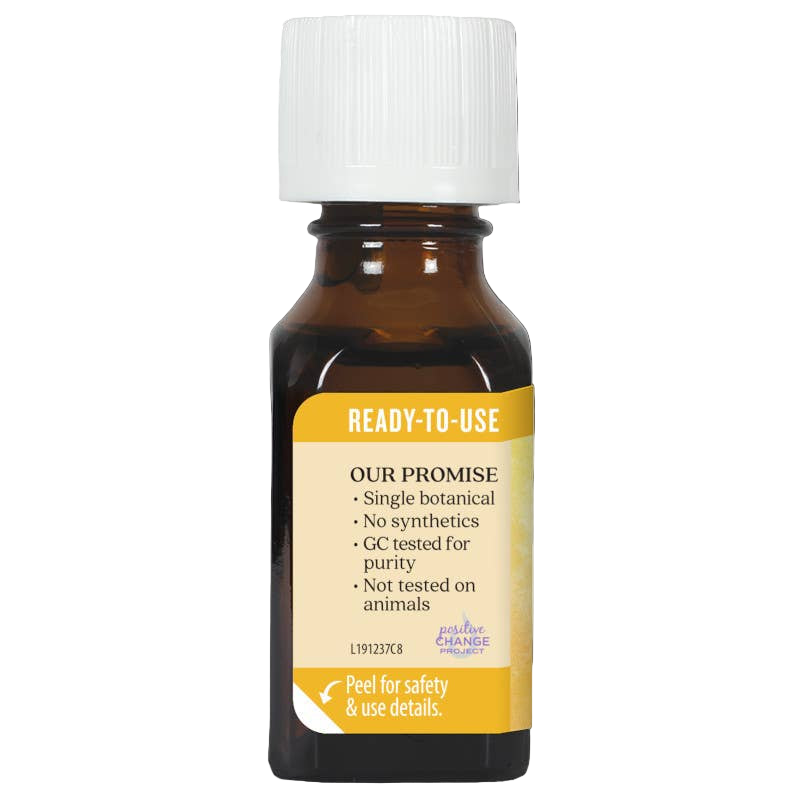 Aura Cacia Lemon Balm Essential Oil in Jojoba Oil, 0.5 fl oz