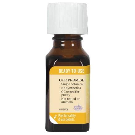 Aura Cacia Lemon Balm Essential Oil in Jojoba Oil, 0.5 fl oz