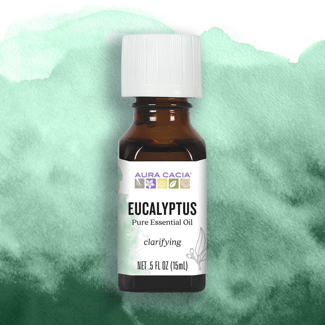Aura Cacia Eucalyptus Essential Oil, 0.5 fl oz