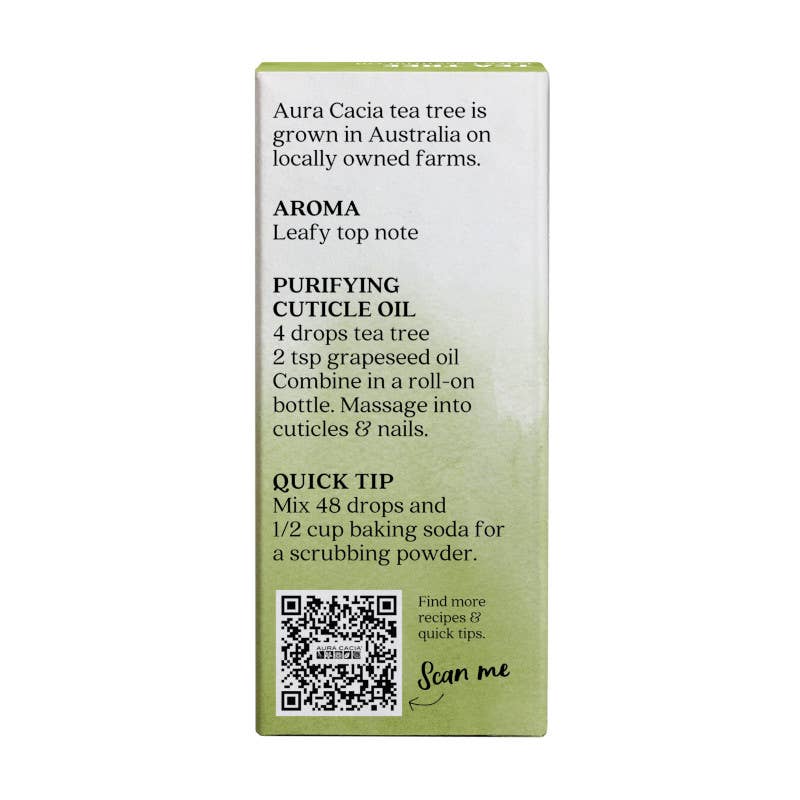 Aura Cacia Tea Tree Essential Oil, 0.5 fl oz