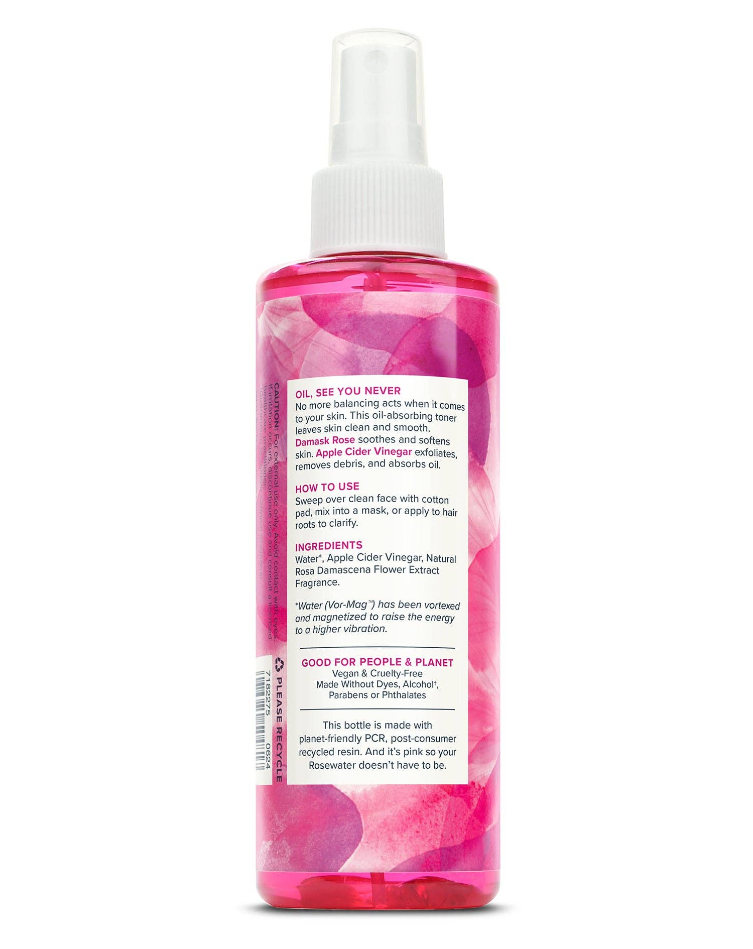 Rosewater & Vinegar 8 oz