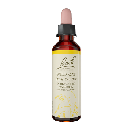Bach Original Flower Remedies, Wild Oat, Decide Your Path 0.7 fl. oz. (20 ml).