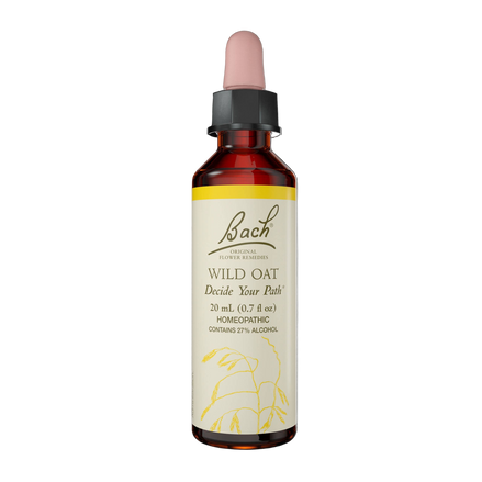 Bach Original Flower Remedies, Wild Oat, Decide Your Path 0.7 fl. oz. (20 ml).