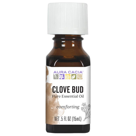 Aura Cacia Clove Bud Essential Oil, 0.5 fl oz