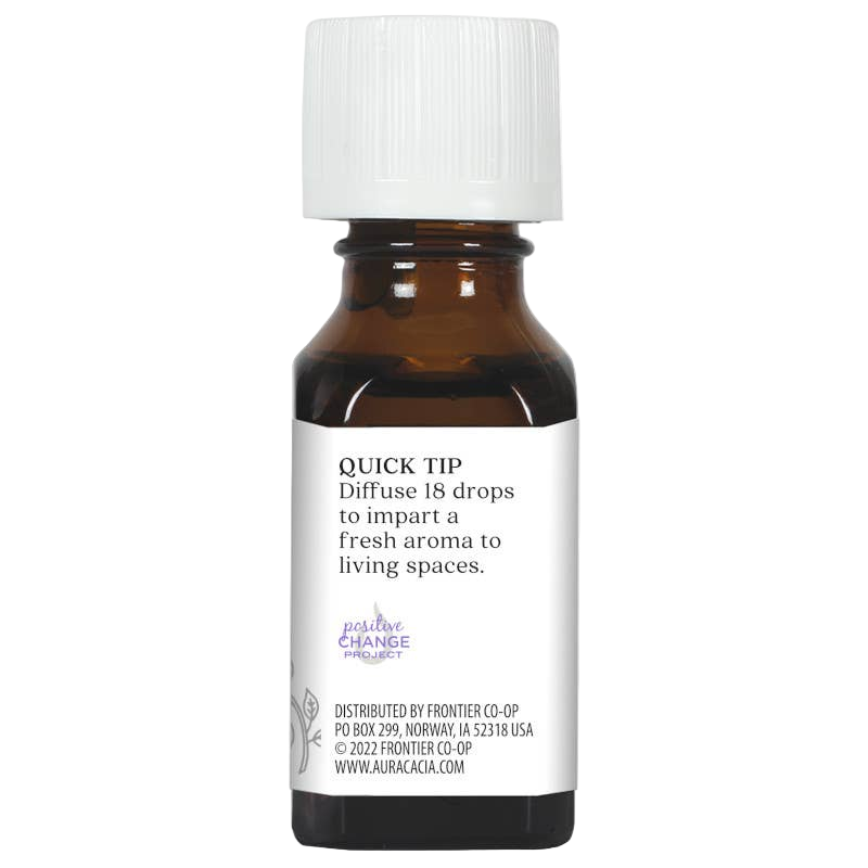 Aura Cacia Lemon Essential Oil, 0.5 fl oz