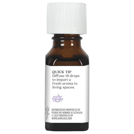 Aura Cacia Lemon Essential Oil, 0.5 fl oz