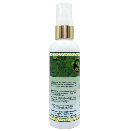 Moringa Glow Radiance Face Serum, 3.4 Fl Oz