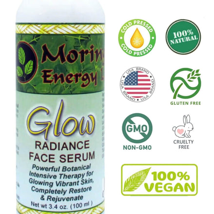 Moringa Glow Radiance Face Serum, 3.4 Fl Oz