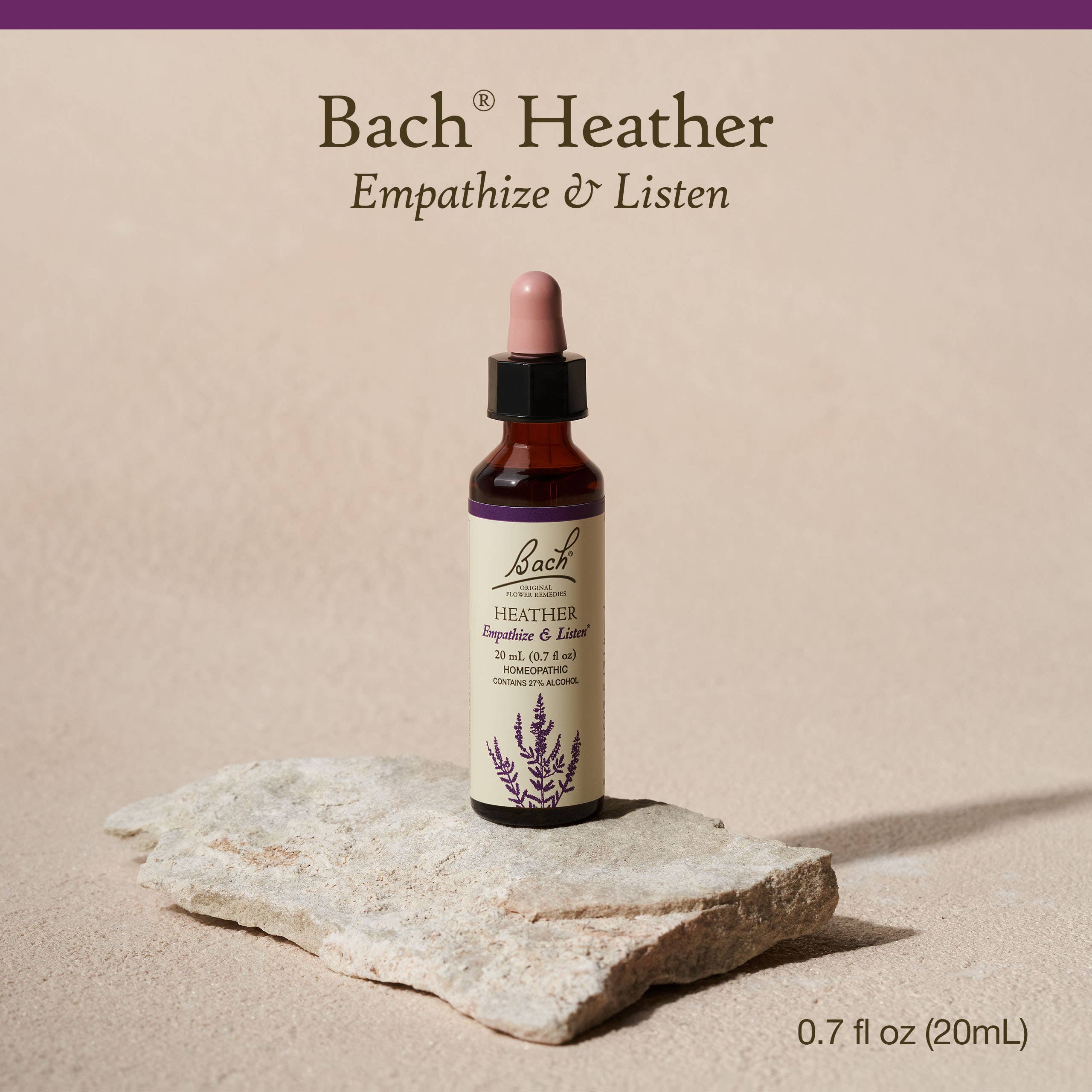 Bach Original Flower Remedies Heather 0.7 fl. oz. (20mL)