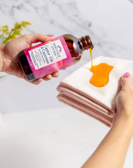 Castor Oil & Cayenne 8 oz