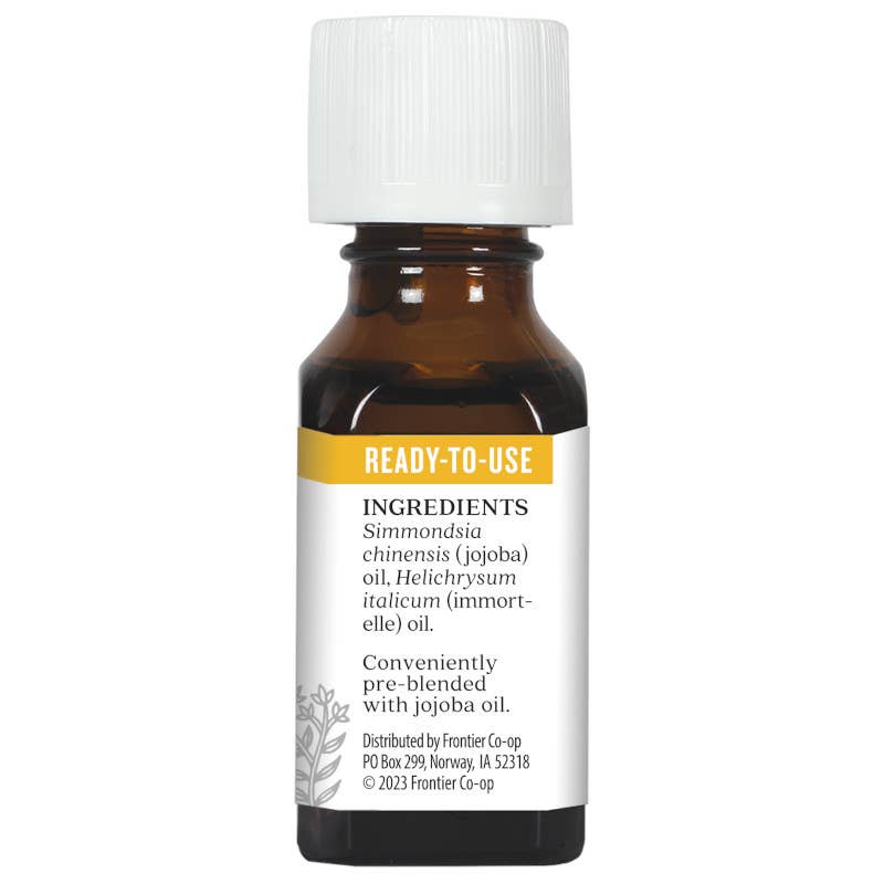 Aura Cacia Helichrysum Essential Oil in Jojoba Oil, 0.5 oz
