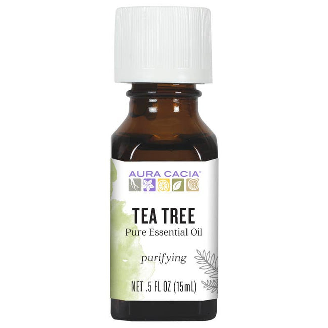 Aura Cacia Tea Tree Essential Oil, 0.5 fl oz