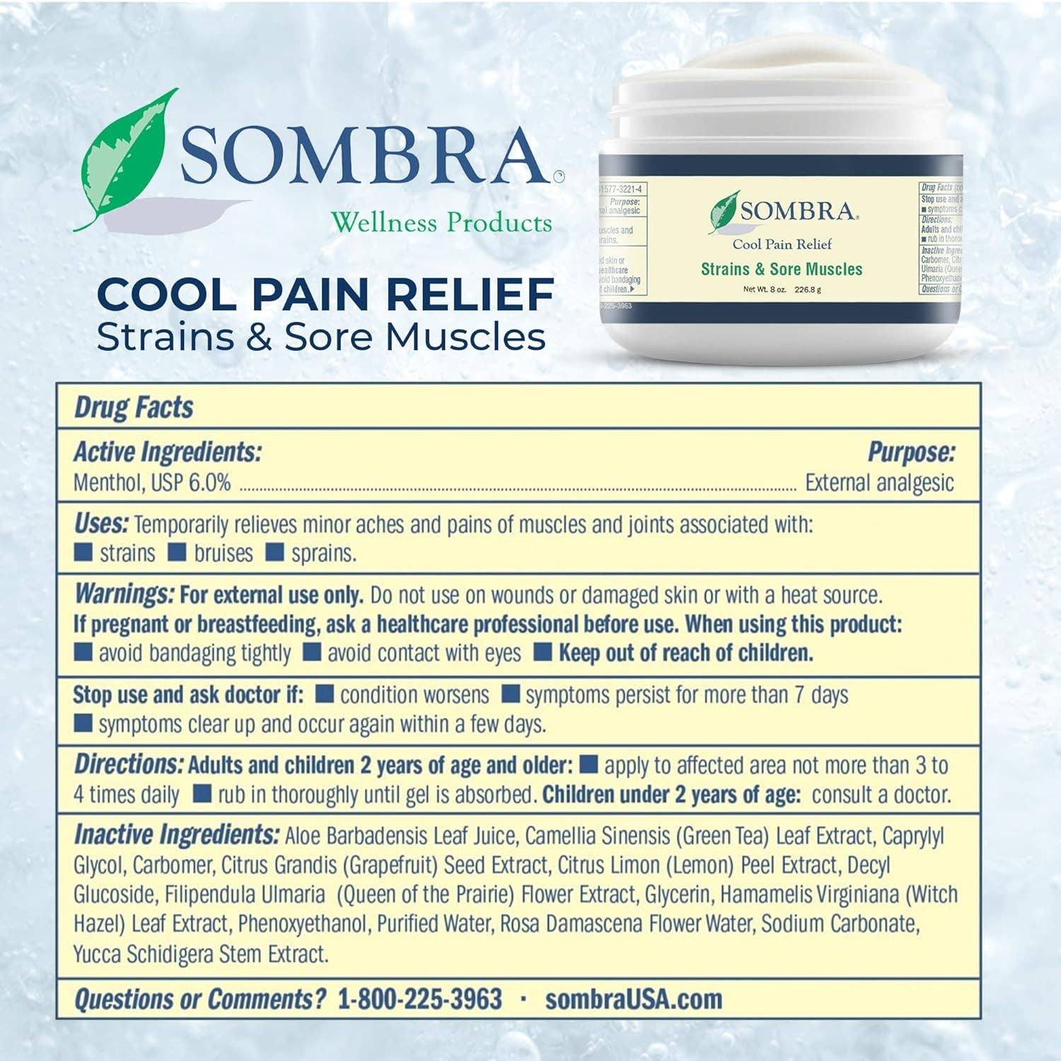 Sombra Cool Pain Relief Gel
