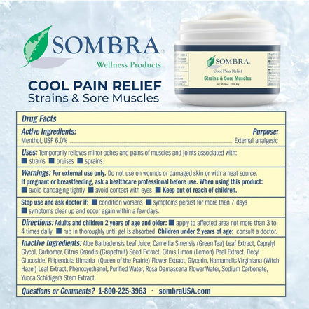 Sombra Cool Pain Relief Gel