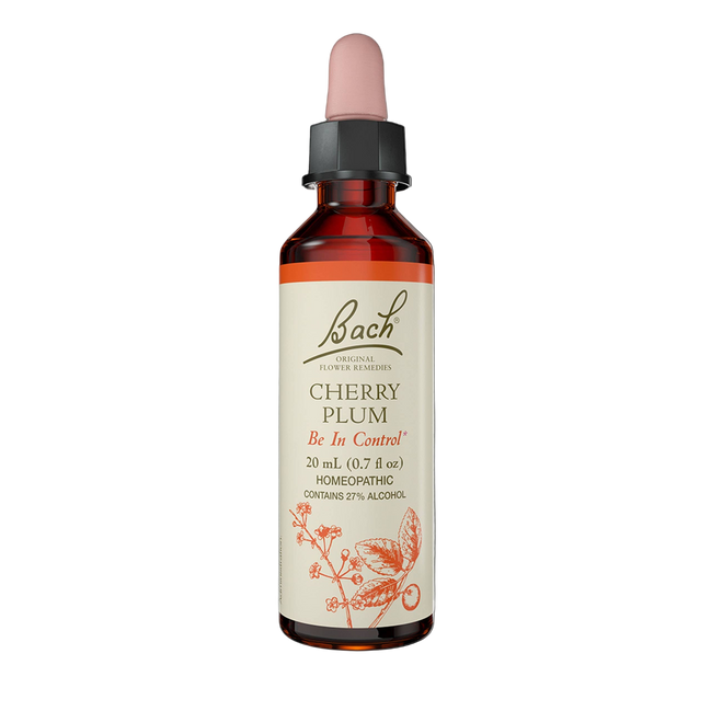 Bach Original Flower Remedies Cherry Plum 0.7 fl. oz. (20mL)