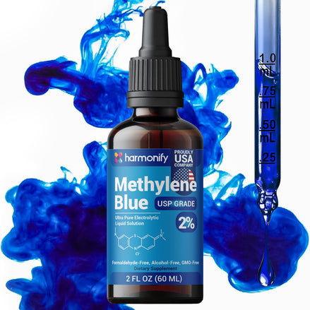 HARMONIFY Methylene Blue 60 ML (2 FL OZ) USP Grade %2