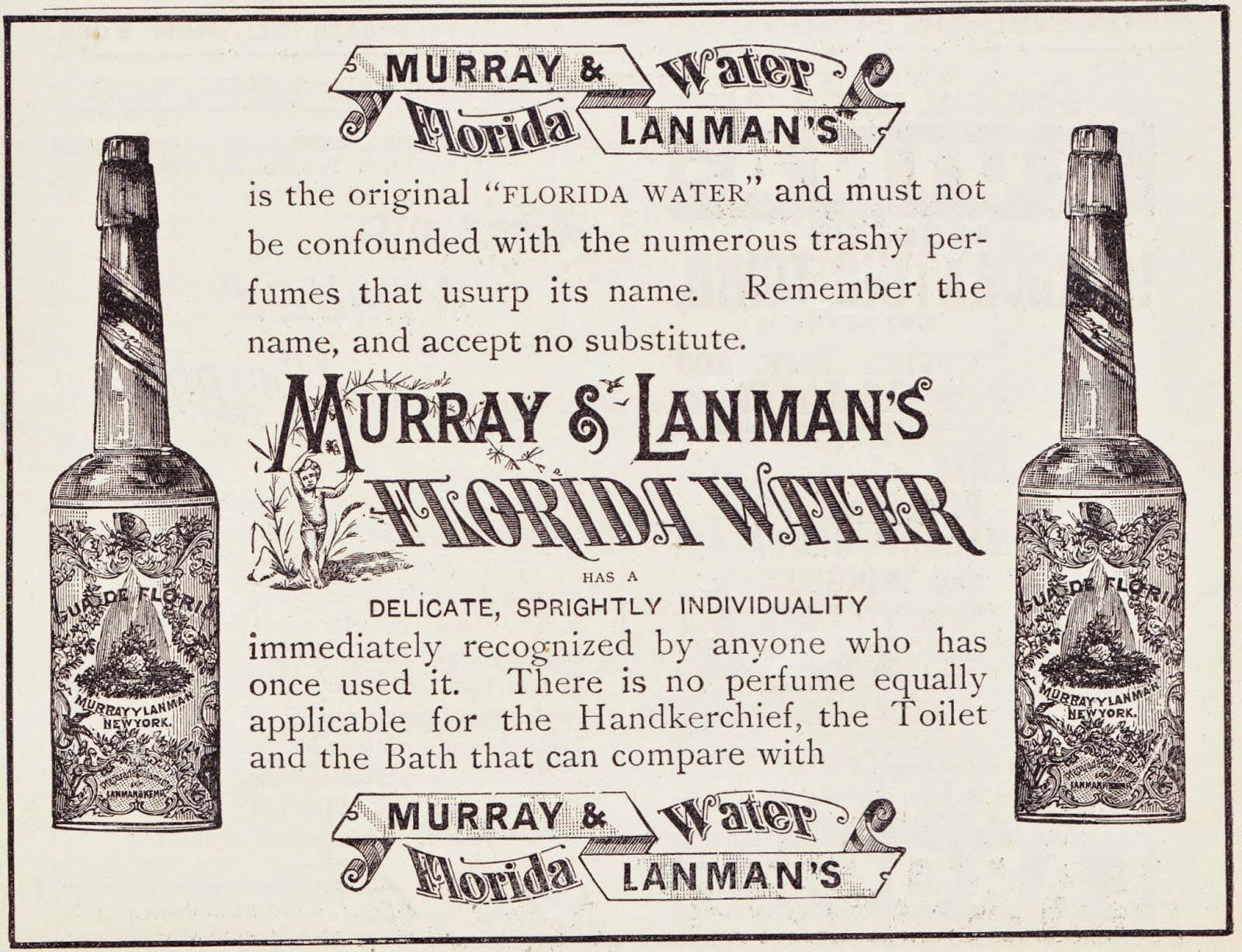 Florida Water by Murray & Lanman -Cleanse body, mind, spirit